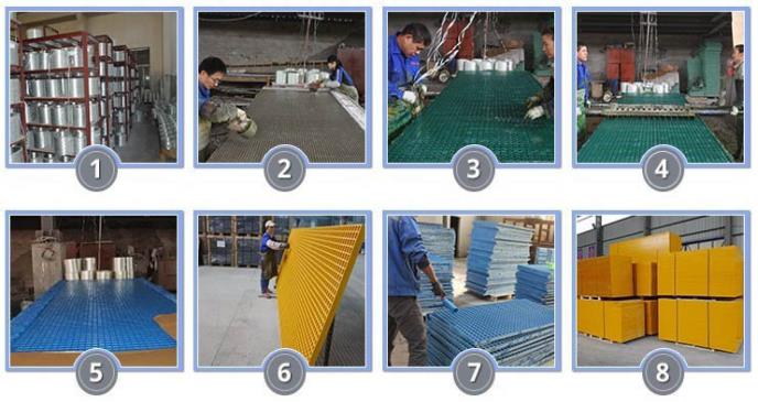 H40x50x50 fibreglass walkway grating product line H40x50x50 fibreglass walkway grating product line