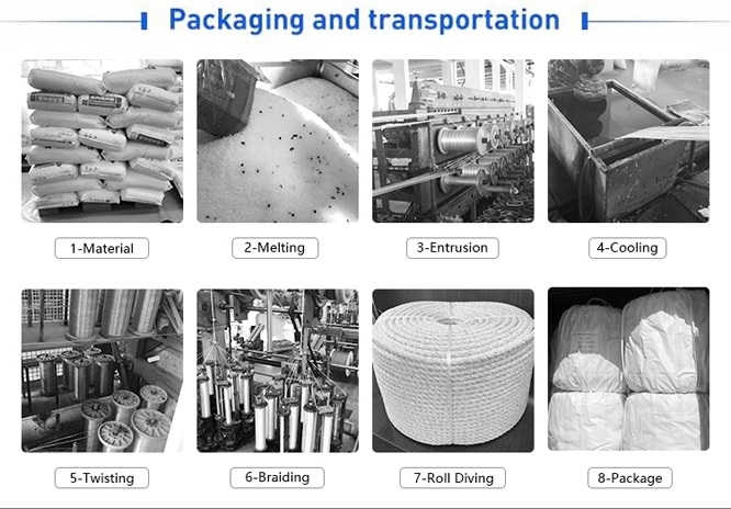 polypropylene wire rope packaging