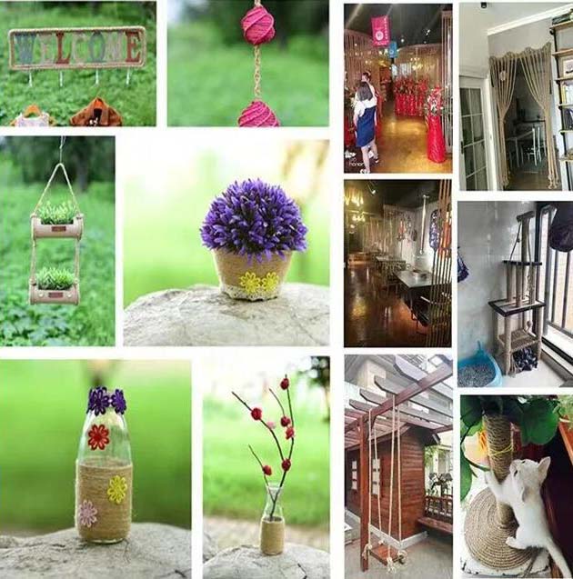 natural jute rope application