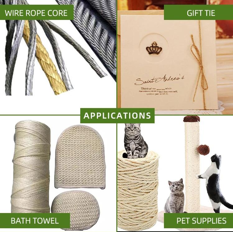 application sisal twine 3 ply