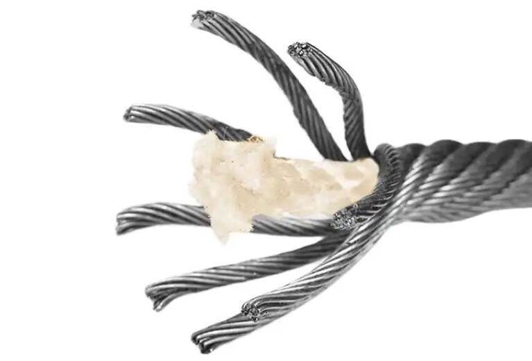 Polypropylene rope for steel wire rope