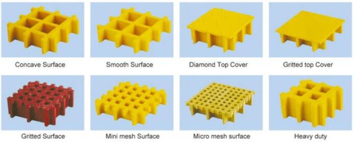 H25x50x50 heavy duty fiberglass grating size H25x50x50 heavy duty fiberglass grating size