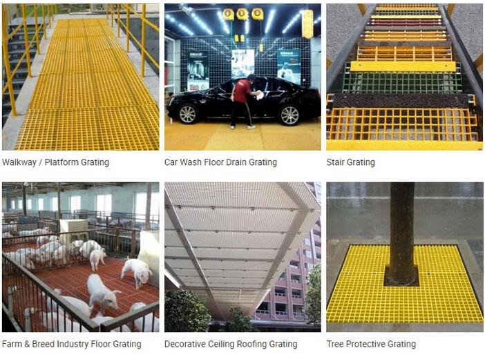 H25x83x83 moltruded grating application