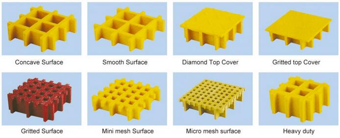 H40x83x83 grp mesh walkway size