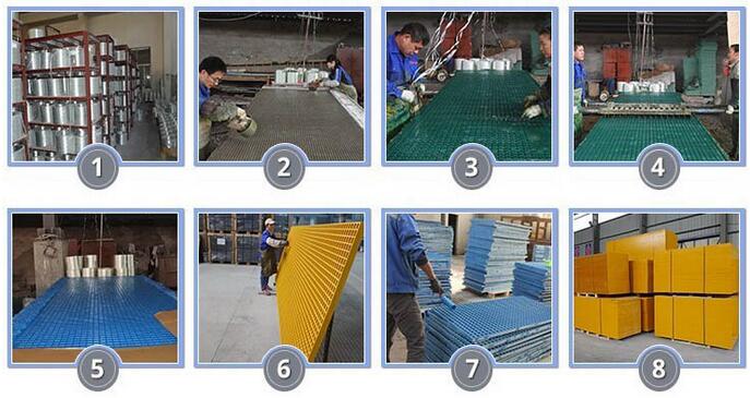 H40x83x83 grp mesh walkway product line