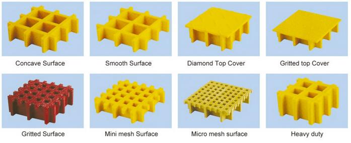 H38X26X26 fibergrate frp grating size